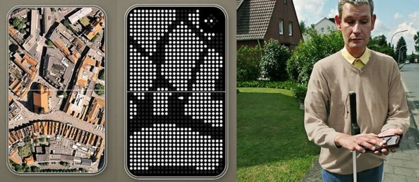 觸摸地球！盲人專用電子地圖