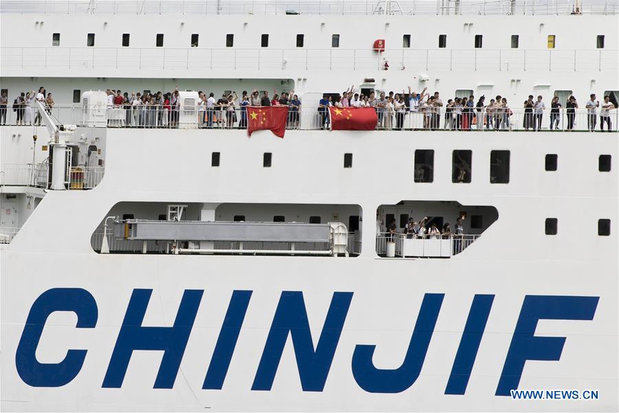 JAPAN-OSAKA-STRANDED CHINESE PASSENGERS-FERRY