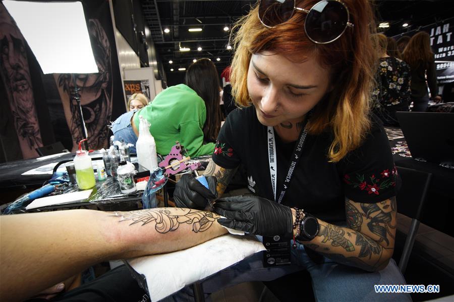 POLAND-WARSAW-TATTOO