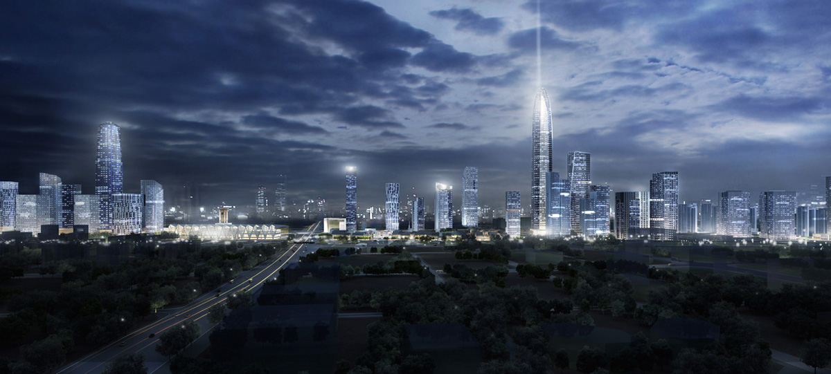 石家莊中央商務(wù)區(qū)的南區(qū)和北區(qū)，將分別以金融和智慧為核心進(jìn)行建設(shè)，帶動產(chǎn)業(yè)經(jīng)濟集聚