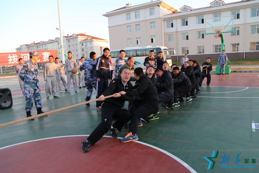 &uarr;資料圖片：張超積極參加團(tuán)文體活動(dòng)。