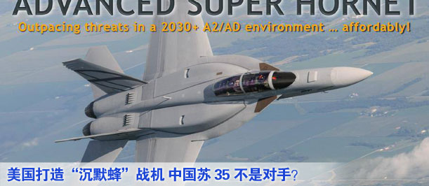 美國打造&ldquo;沉默蜂&rdquo;戰(zhàn)機 中國蘇35不是對手？