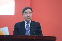 全國人大教科文衛(wèi)委員會主任委員、清華大學新聞出版學院院長柳斌杰致辭