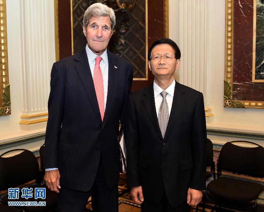 (XHDW)孟建柱與美國國務(wù)卿克里舉行會談