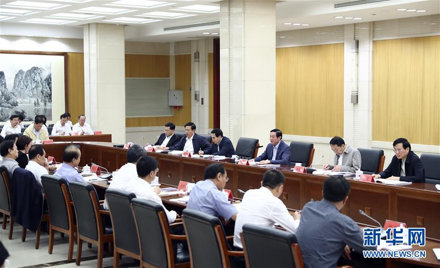 9月21日，中宣部在北京召開中央媒體駐外機構(gòu)外宣工作座談會。中共中央政治局委員、中央書記處書記、中宣部部長劉奇葆出席座談會并講話。新華社記者 謝環(huán)馳 攝 