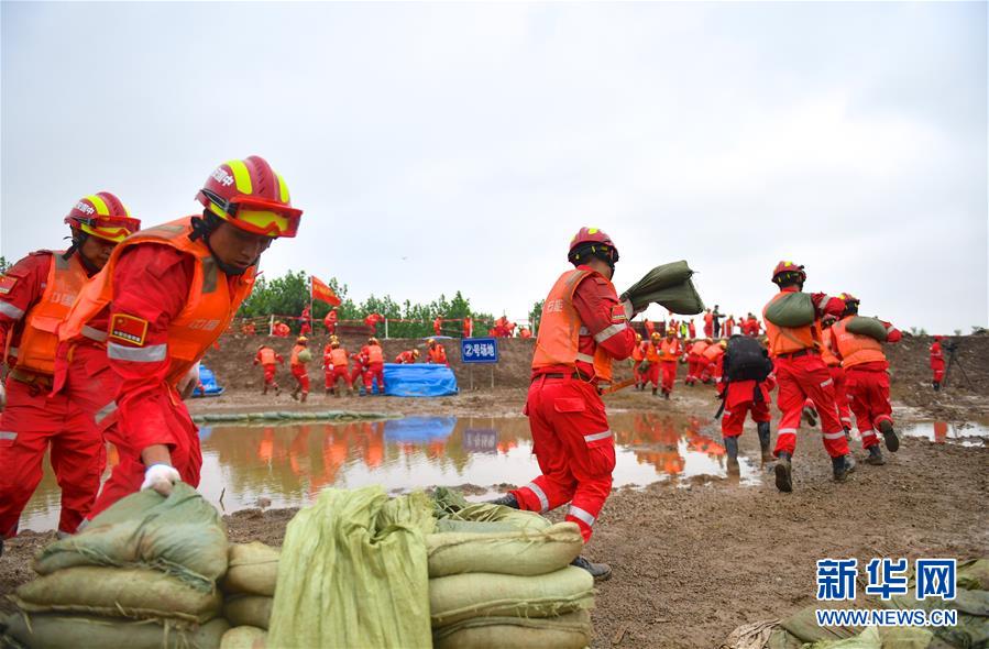 (社會)(7)2019年長江中下游抗洪搶險實戰(zhàn)演練在江西九江舉行