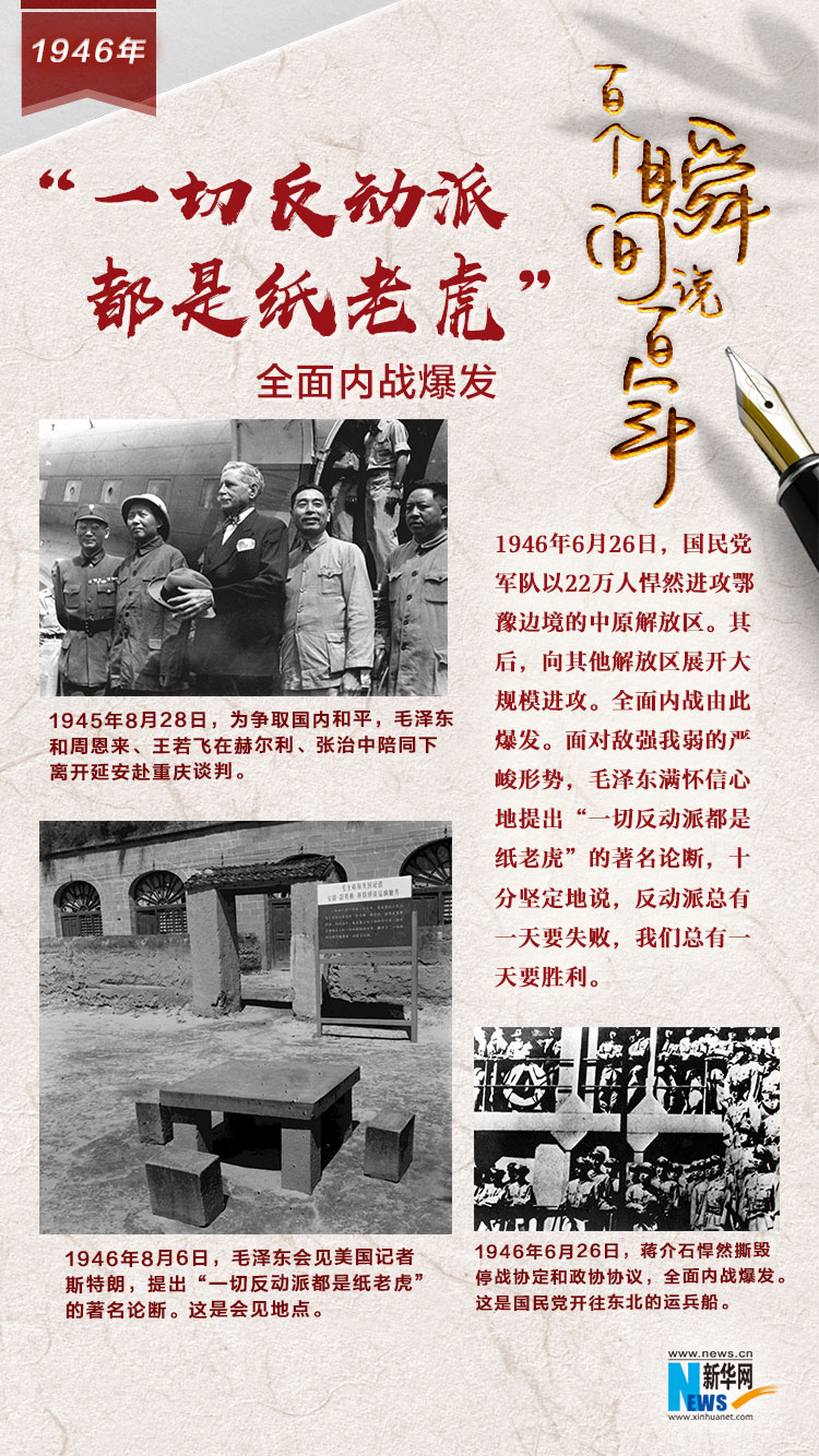 1946，&ldquo;一切反動派都是紙老虎&rdquo;