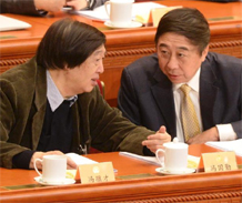 馮鞏、馮驥才出席政協(xié)全體會(huì)議