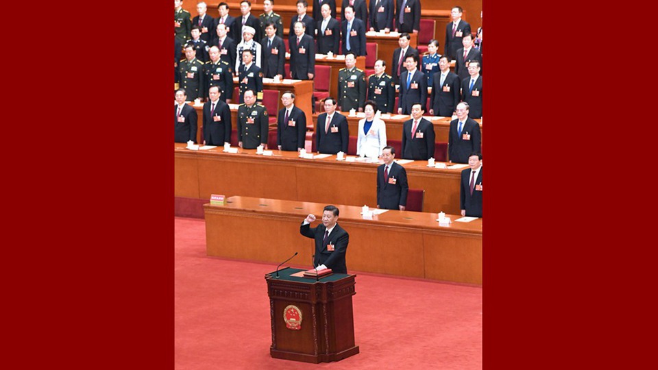 習(xí)近平當(dāng)選國(guó)家主席、中央軍委主席