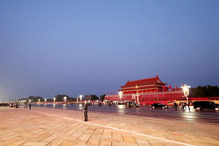 這就是今天早上的北京！