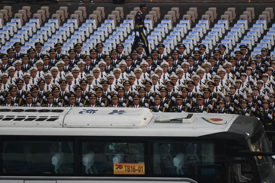 這就是今天早上的北京！