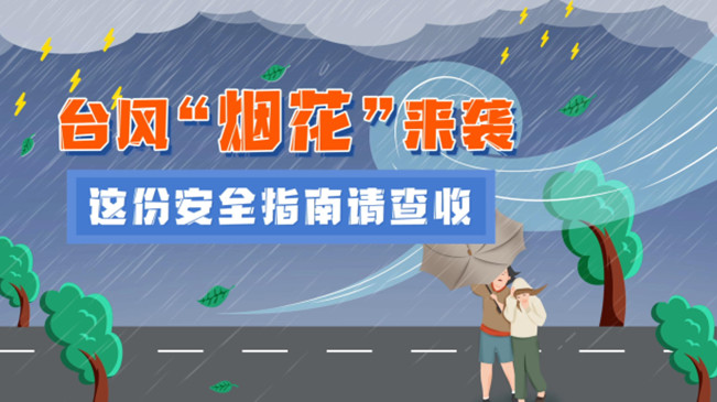 MG動畫：臺風&ldquo;煙花&rdquo;來襲，這份安全指南請查收