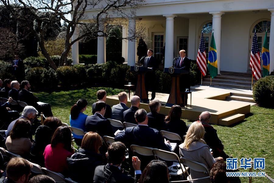 (國(guó)際)(3)特朗普稱(chēng)美國(guó)有意給予巴西“非北約主要盟國(guó)”地位