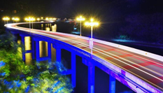 湖北興山&ldquo;三峽水上公路&rdquo;夜色迷人
